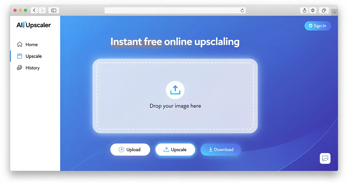 Upscale Image Online Free — No Sign Up, No Watermarks [2026]
