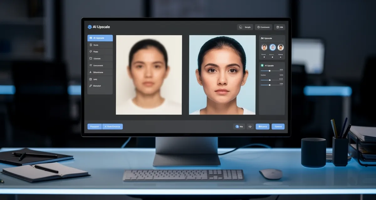 How to Upscale Passport Photos with AI [2026]